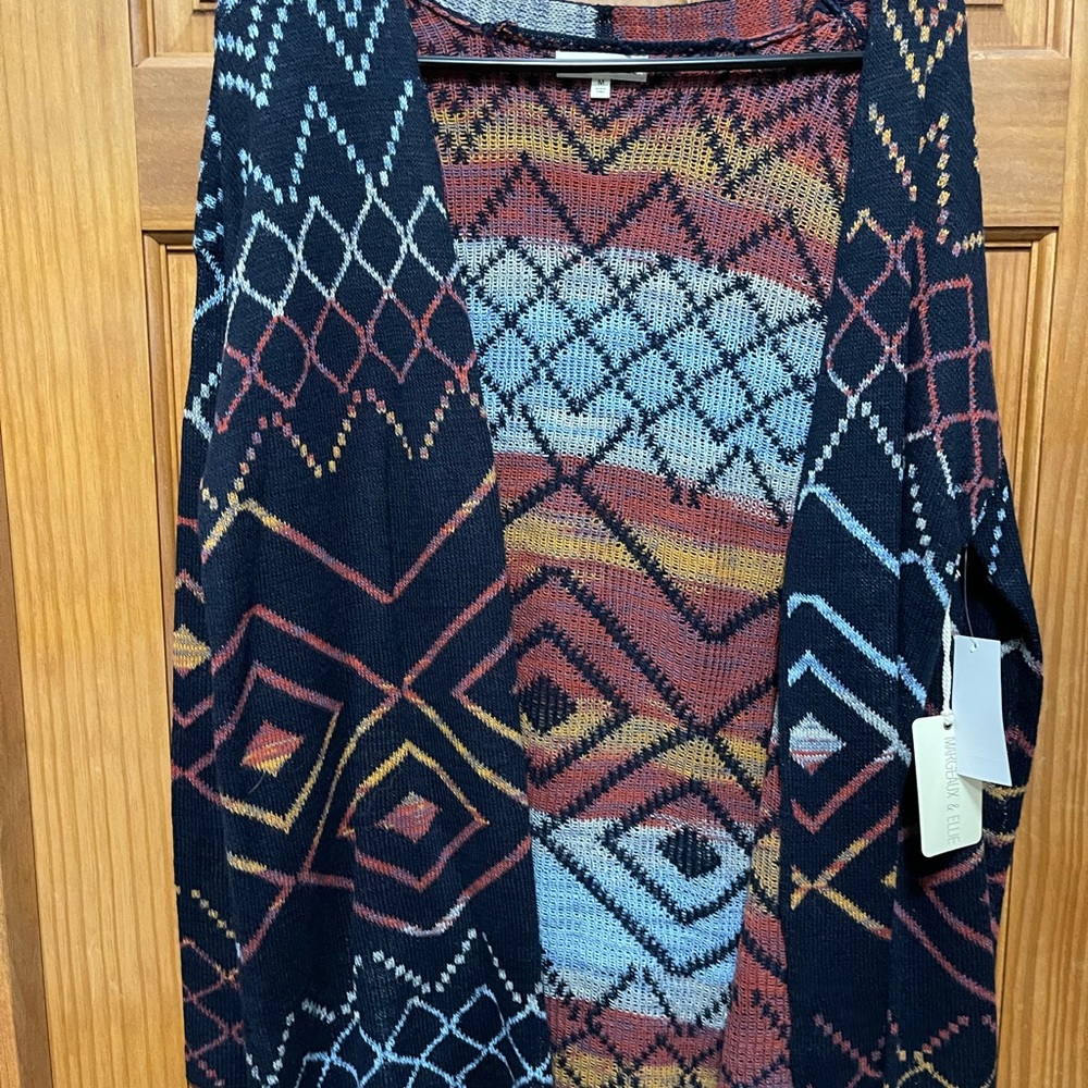 New with tags printed cardigan